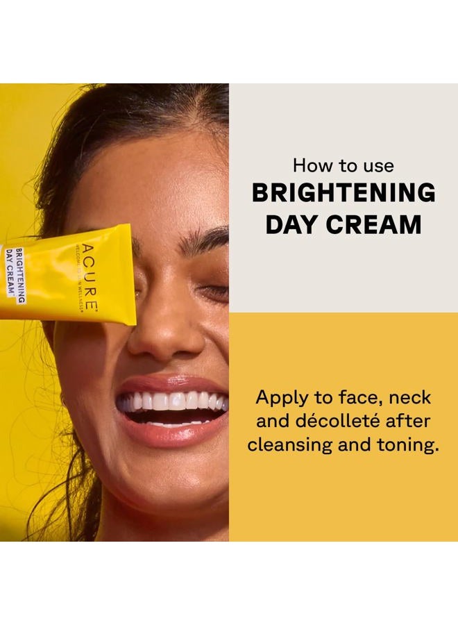 Acure كريم النهار المشرق - كريم النهار للبشرة المتألقة مع سيكا وزيت الأركان - يرطب، يوازن اللون - تركيبة نباتية 100% - لجميع أنواع البشرة - مكونات مهدئة ومغذية - 1.7 أونصة سائلة - Image 4