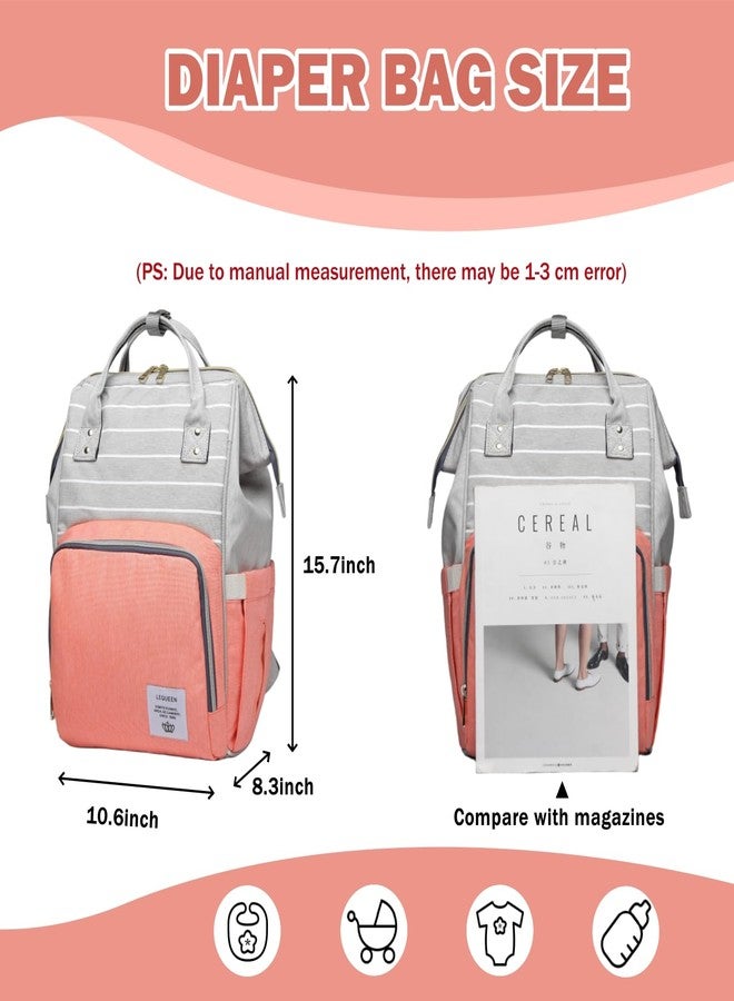 Armbq Diaper Bag Backpack Waterproof Multi-Function Diaper Bag for Baby Care Travel Essentials Baby Bag for Mom Large Capacity Yellow - Image 2