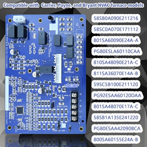 FOWBOA HK42FZ086 Control Board Replacement for Compatible with Carrier Payne Bryant HVAC Furnace Control Board HK42FZ086 - Image 3