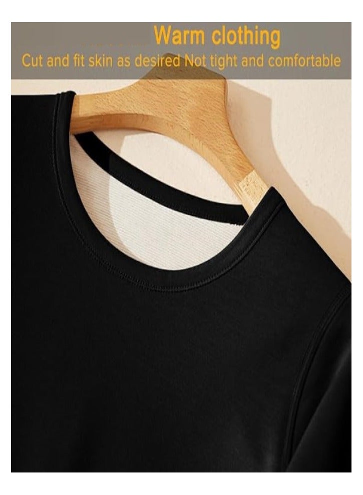 RATSAW Women's Thermal Underwear Set Long Johns Women's Wool Silk Thermal Underwear Base Pajamas Set Cold Weather  - Image 3