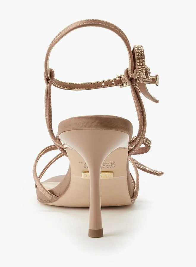 Celeste TAUPE Women Embellished Stiletto Heel Sandals for Women | Best Price UAE