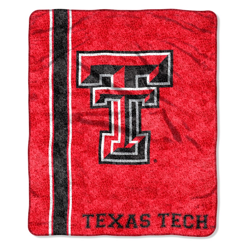 Northwest NCAA Texas Tech Red Raiders Sherpa Throw Blanket, 50" x 60", Jersey - Image 3