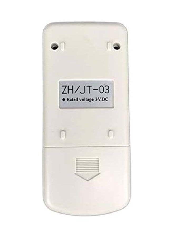 أم جي زي جديد عالمي استبدال ZH/JT-03 ZH/JT-01 التيار المتناوب التحكم عن بعد لمكيف الهواء البرغموت A/C عن بعد الأبيض  - Image 3