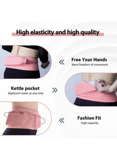 ShebSheb Slim Running Belt Bag For Women Men Running Waist Bag Pack For Fitness Travel  - Image 2