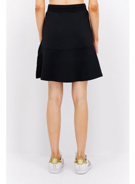 adidas Originals Women Sportswear Fit Drawstring Outdoor Skirt, Black  - Image 3