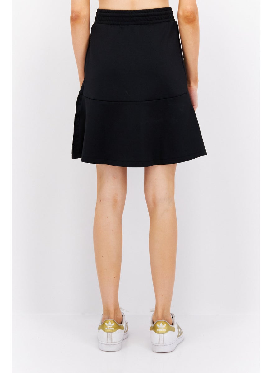 adidas Originals Women Sportswear Fit Drawstring Outdoor Skirt, Black  - Image 3