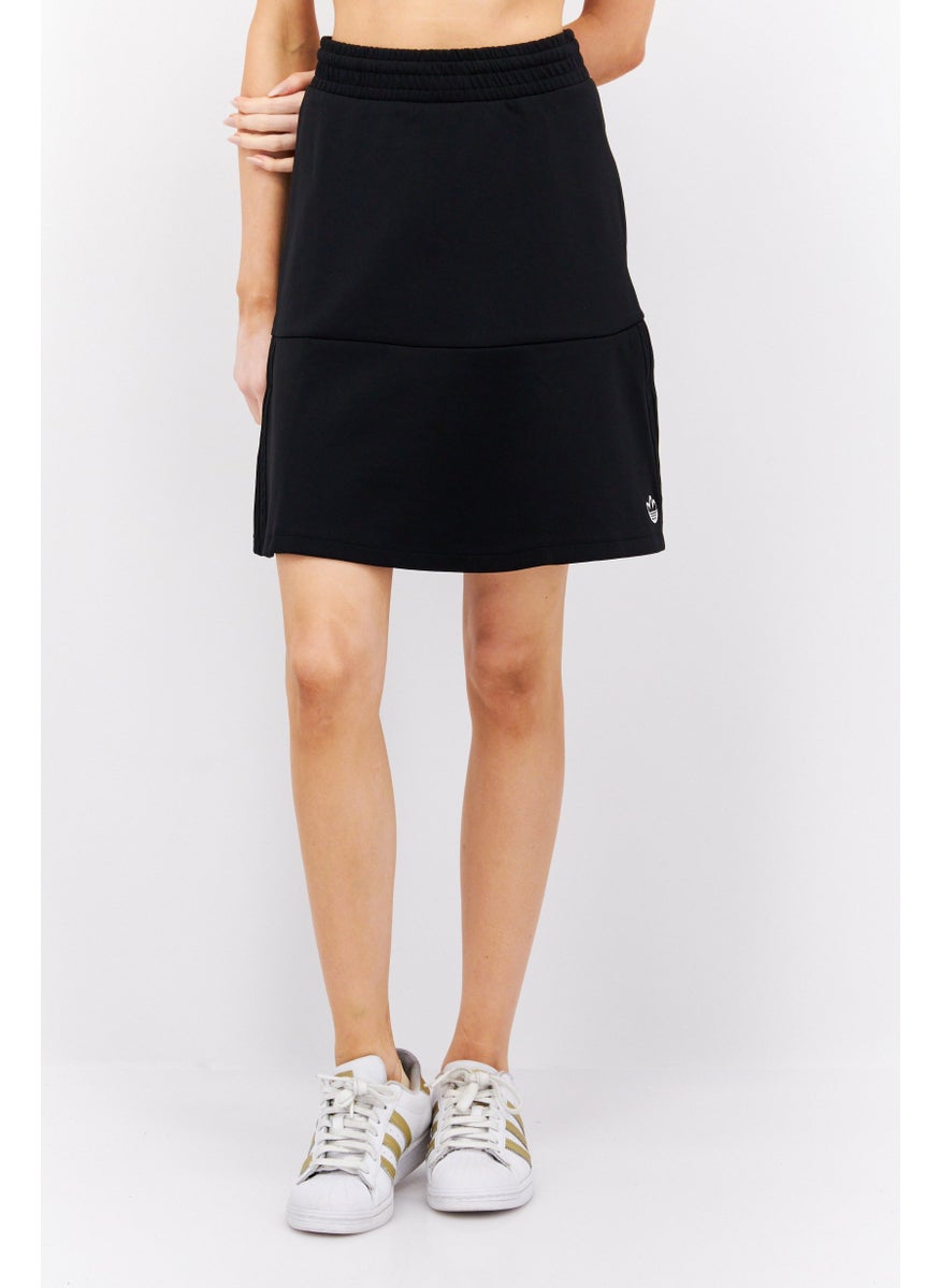 adidas Originals Women Sportswear Fit Drawstring Outdoor Skirt, Black  - Image 1