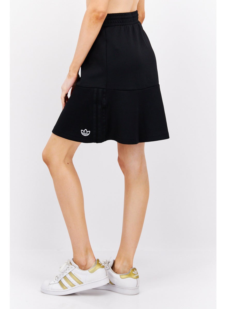 adidas Originals Women Sportswear Fit Drawstring Outdoor Skirt, Black  - Image 2