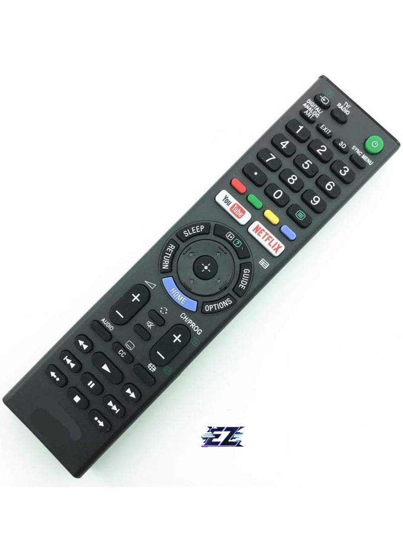 Remote Control Suitable for Sony LCD LED 3D TV with YouTube Netflix Button RMT-TX300E RMT-TX300P rmf-tx100e with battery