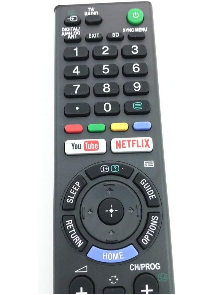 Remote Control Suitable for Sony LCD LED 3D TV with YouTube Netflix Button RMT-TX300E RMT-TX300P rmf-tx100e with battery