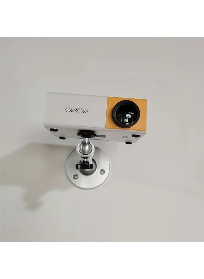 Adjustable Aluminum Alloy Projector Bracket Wall Mount Height Tilt Angle Compatible Hy300 - Image 1