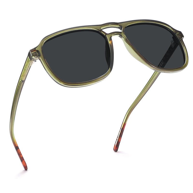 PRIVEL XXL Size Extra Large 160MM Polarized Double Bridge Retro Aviator Sunglasses Big Wide Heads Men UV400 Protection PMX013P2 - Image 2