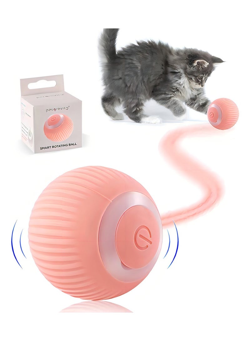 Smart Interactive Cat Ball Toy with Automatic Movement – Rechargeable Built-in Battery – USB Type-C Charging – Exercise and Stimulation Toy for Cats - Image 1