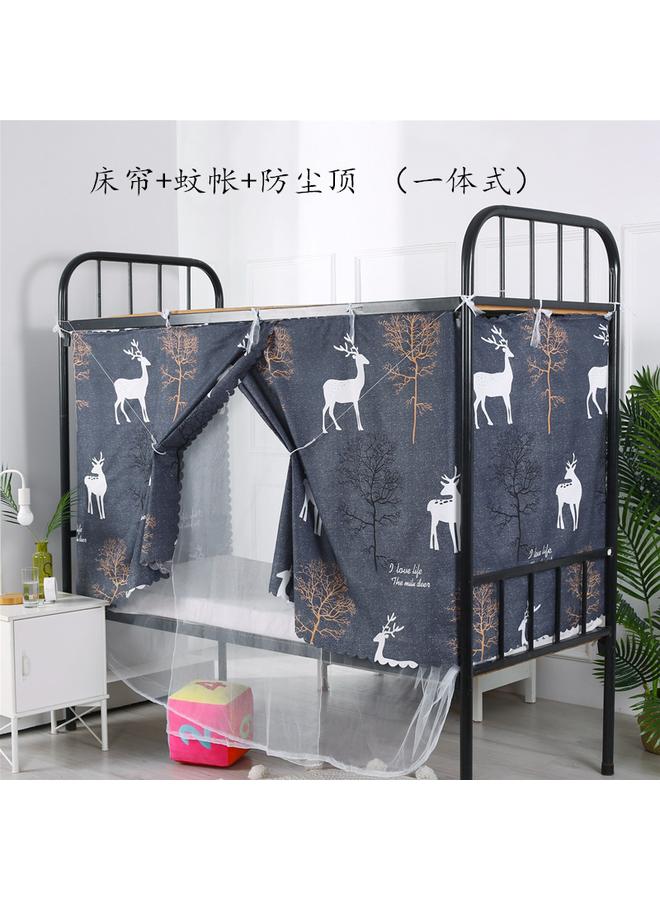 Bluejw Encrypted New Student Mosquito Net Dormitory Bunk 0.9 Meters 1.2m Single Bed Double-sided Zipper 1.5 Home Shading - Image 1
