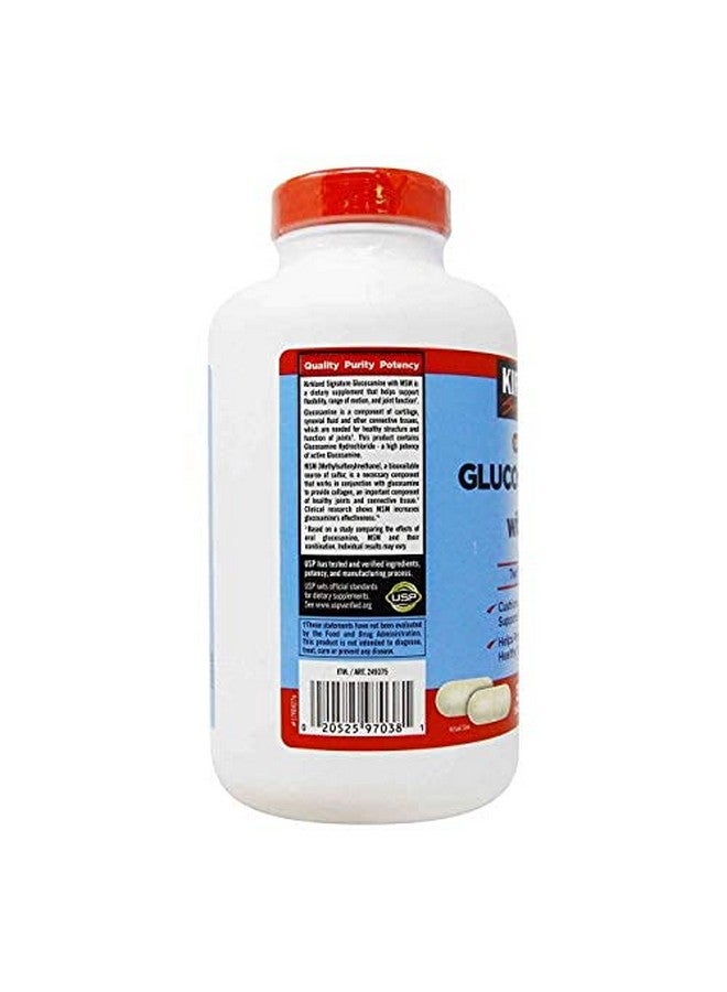 Kirkland Signature Kirkland Signature Extra Strength Glucosamine Hci 1500Mg, With Msm 1500 Mg, Pack of 375-Count Tablets  - Image 5