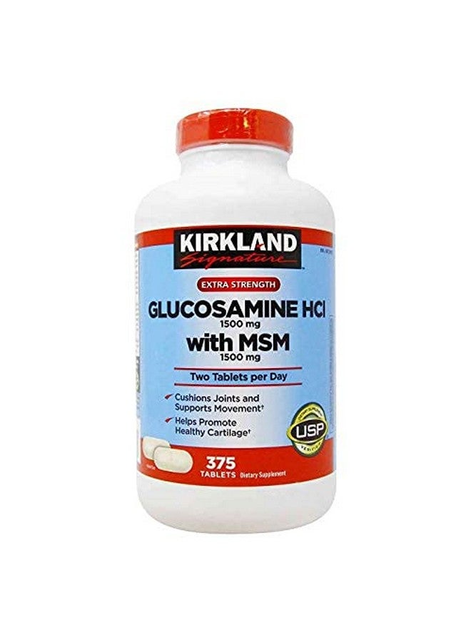 Kirkland Signature Kirkland Signature Extra Strength Glucosamine Hci 1500Mg, With Msm 1500 Mg, Pack of 375-Count Tablets  - Image 2