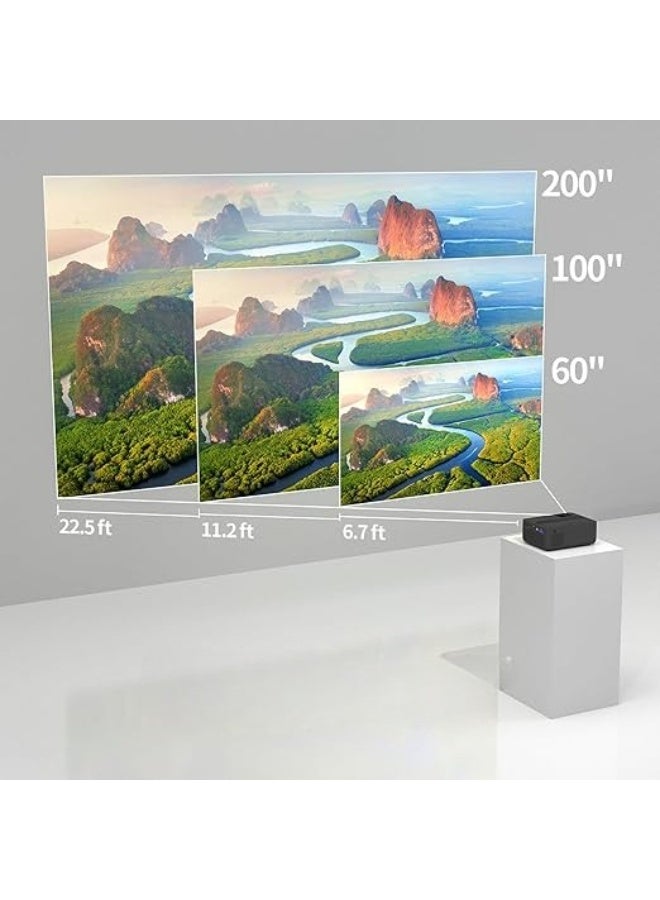 WEWATCH V10 PRO Projector – Full HD 1080P Portable & Easy-to-Use Home Cinema – WiFi & Bluetooth Compatible with TV Stick & Smartphone - Image 3