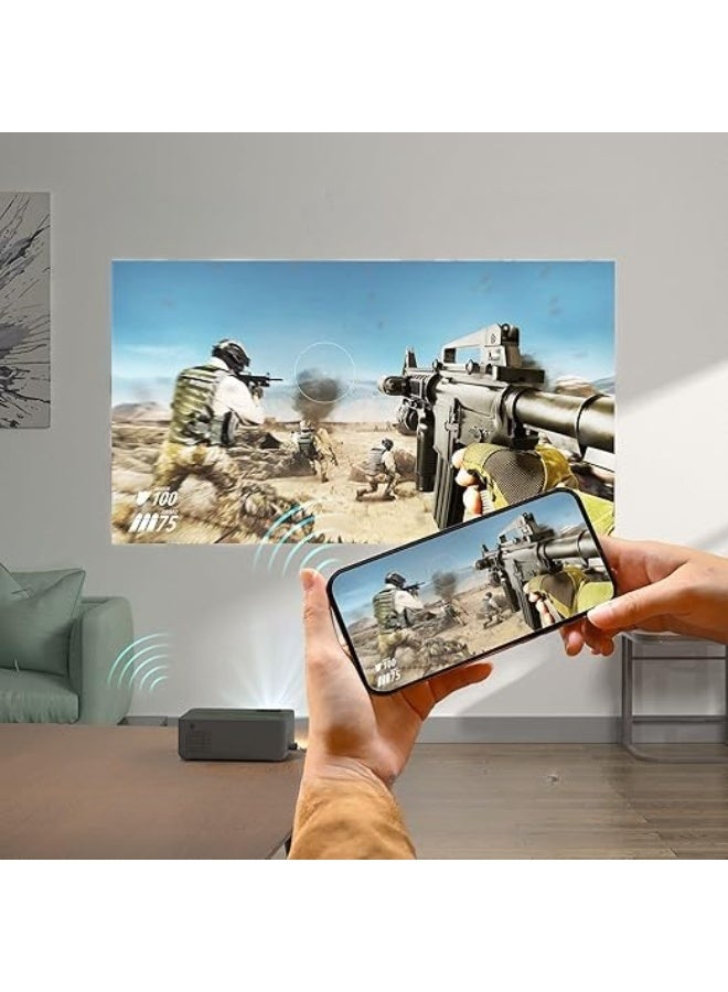 WEWATCH V10 PRO Projector – Full HD 1080P Portable & Easy-to-Use Home Cinema – WiFi & Bluetooth Compatible with TV Stick & Smartphone - Image 4