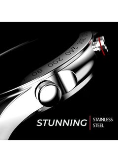 HiFuture HiFuture FutureGo PRO Stainless Steel Smartwatch, 1.32 Inch FHD Screen, Silver  - Image 4