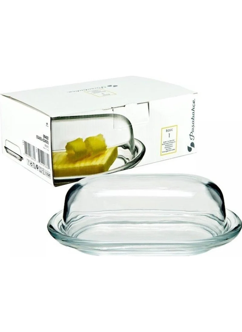 Paşabahçe 2 Pieces Butter Bowl with Glass Lid 98402