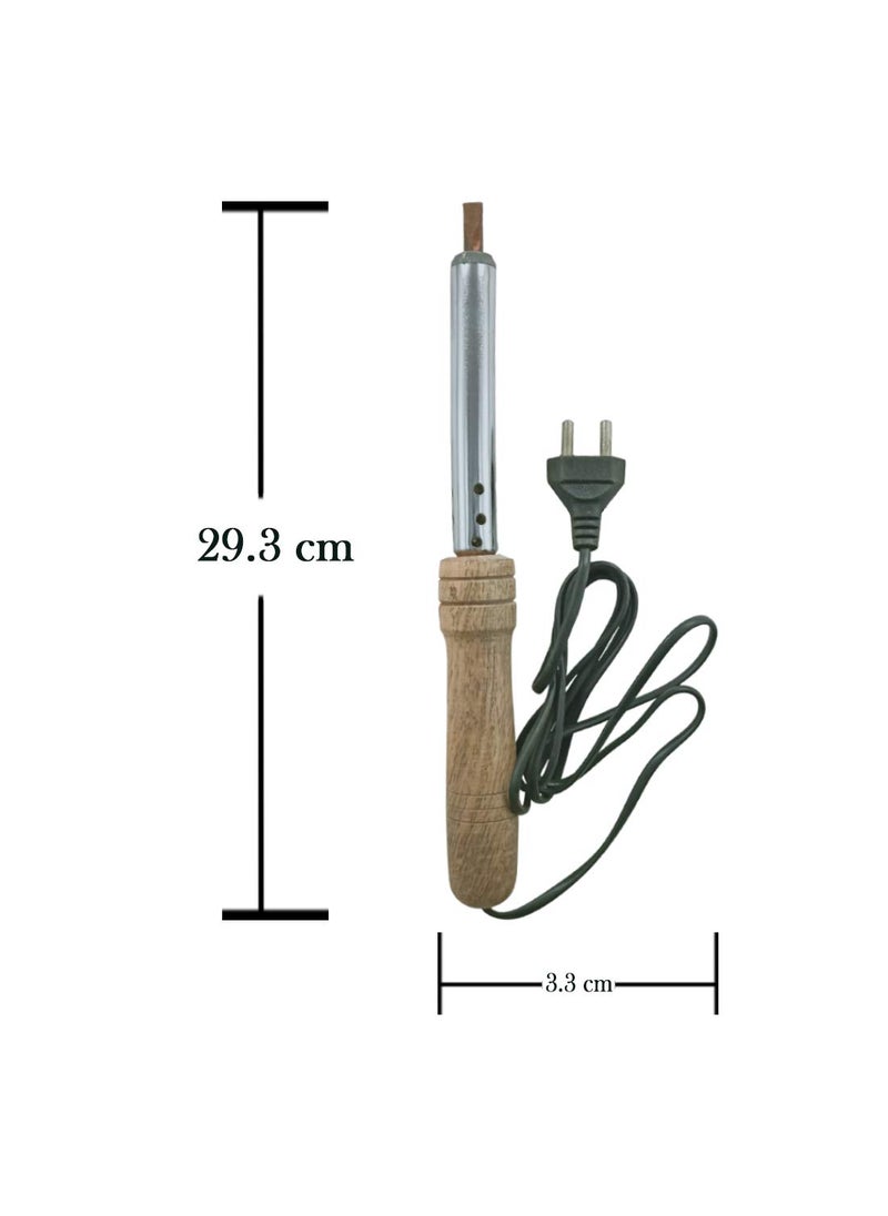 DIY Crafts DIY Crafts Pack of 2 Pcs DIY Crafts AC 220V240V 100W Wooden Handle Electric Soldering Iron K Pack of 2 Pcs DIY Crafts  - Image 5