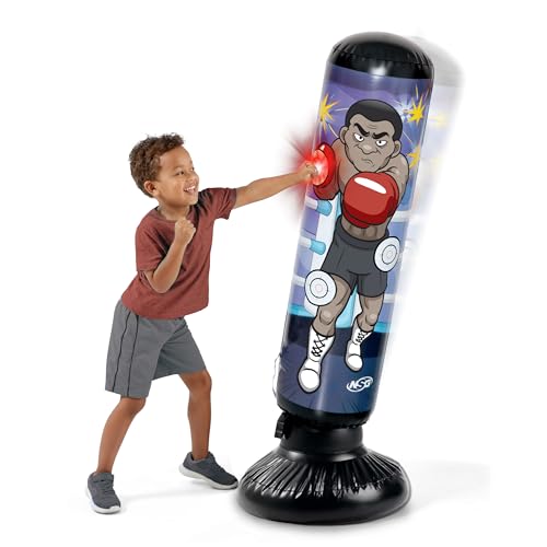 NSG Junior Electronic Weighted Kickboxing Punch Bag with LED Lights and Sounds - Image 1