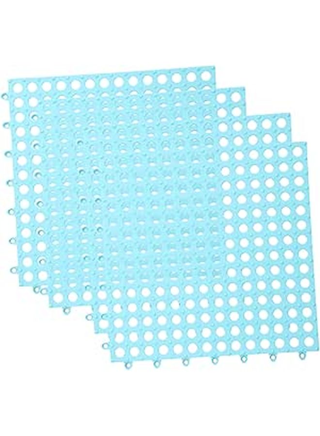 4 Pcs Pet Cage Floor Mats Bunny Cage Pads Small Animal Foot Mats Wear Resistant Washable - Image 1