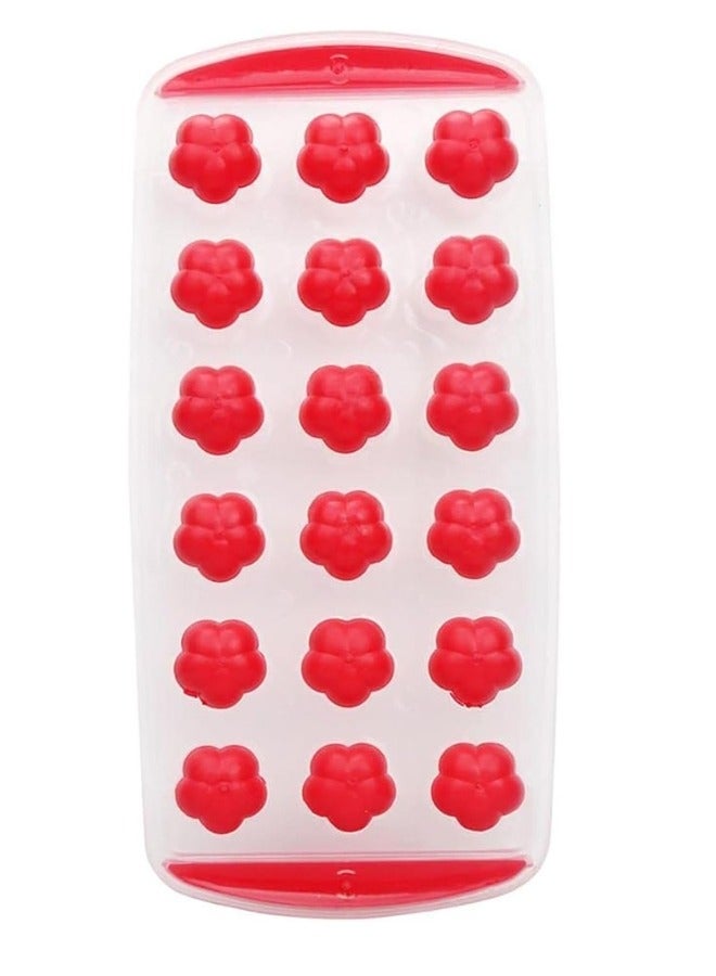 هابي هوم 1 قطعة قالب مكعبات الثلج 18 عين شكل نجمة-متعدد الالوان - Image 4