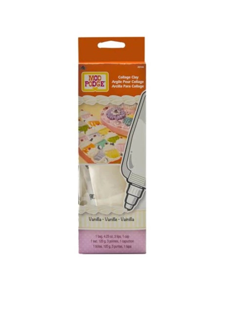 Mod Podge Collage Clay 4.23 oz Vanilla White