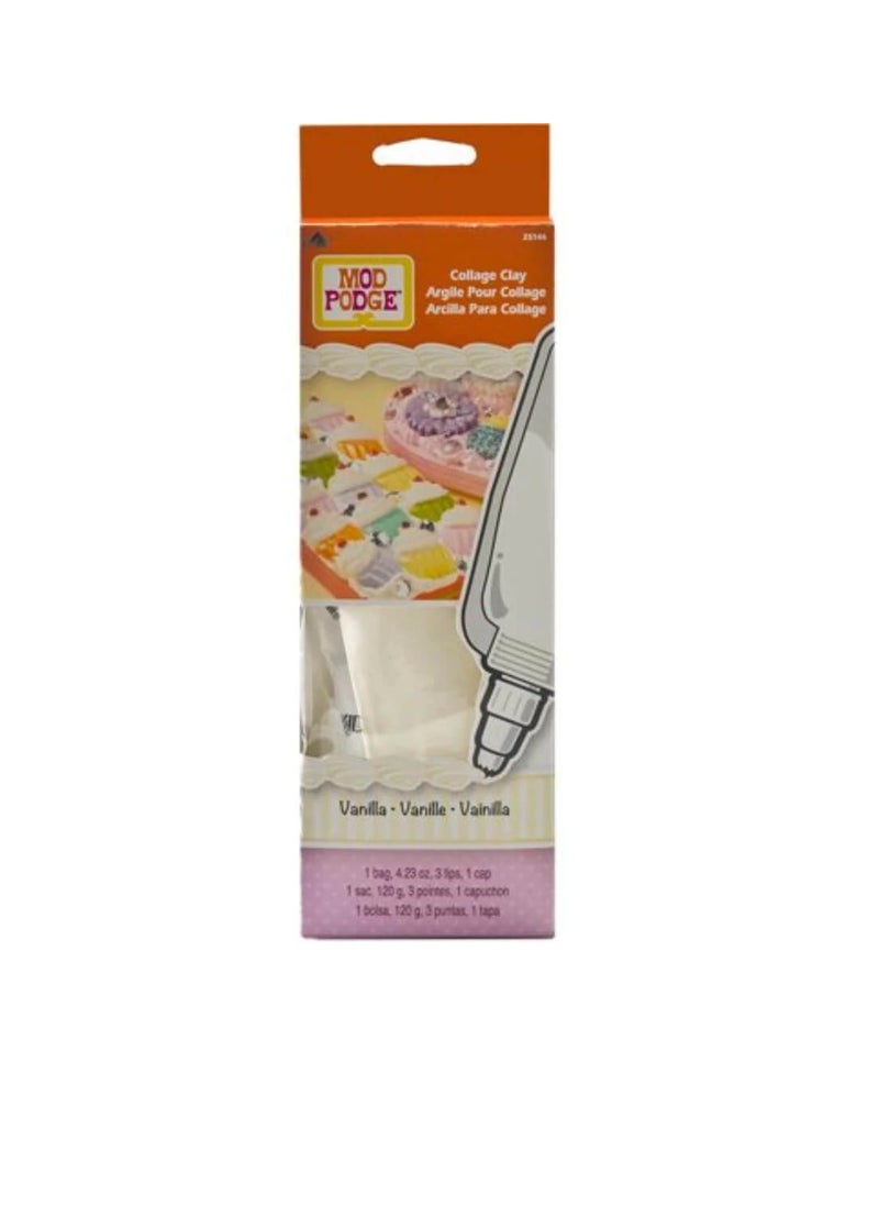 Mod Podge - Mod Podge Collage Clay 4.23 oz Vanilla White - Image 1