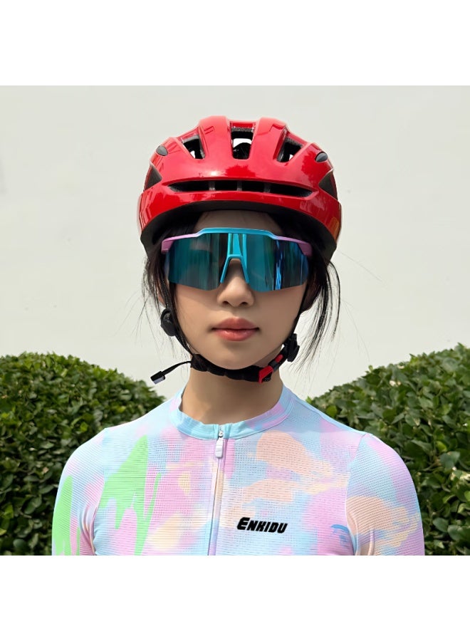 Enkidu Cycling Gl Day And Night Dual-use Sports Running Mountain Climbing Gl Hiking Uv Protection Windproof Gl Dreamy Red - Image 2