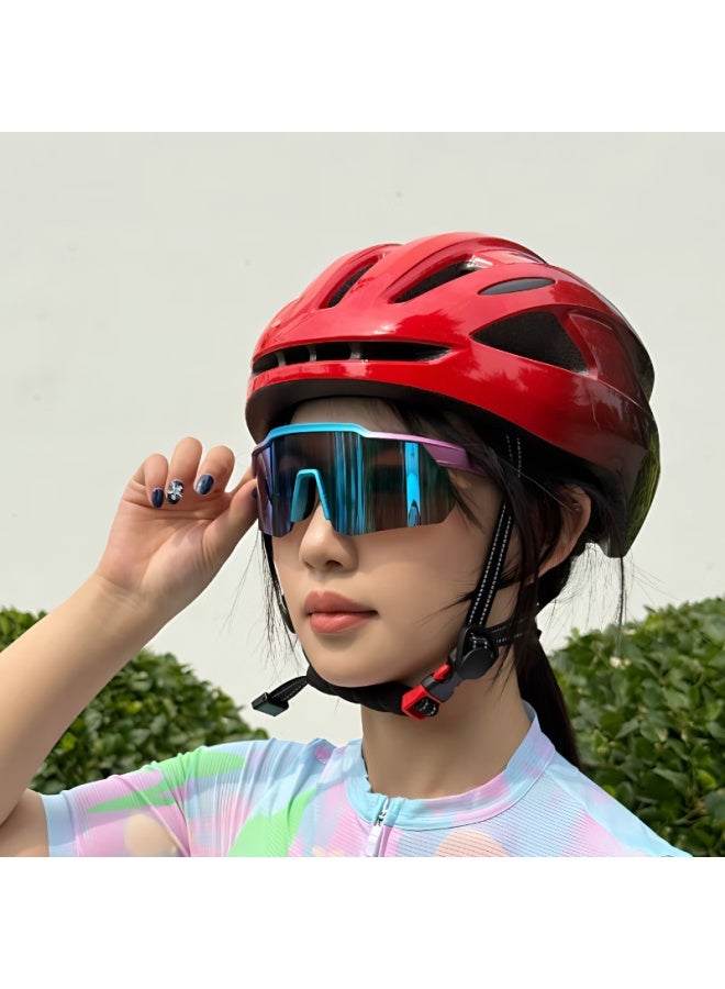 Enkidu Cycling Gl Day And Night Dual-use Sports Running Mountain Climbing Gl Hiking Uv Protection Windproof Gl Dreamy Red - Image 1