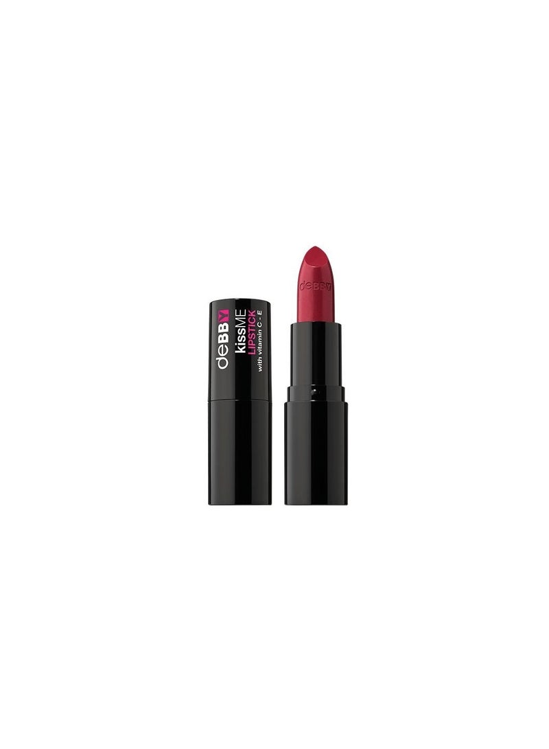 DEBBY KISS ME LIPSTICK - with vitamin C - E 10 WINE RED