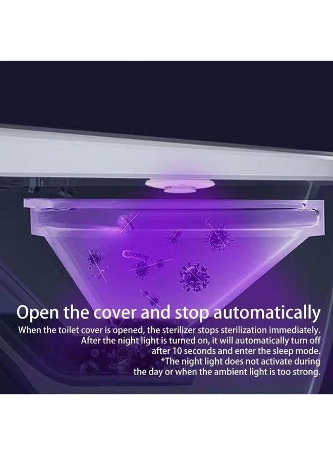 Smart UV Toilet Sterilizer – Automatic Induction Deodorizing & Disinfection Light - Image 5