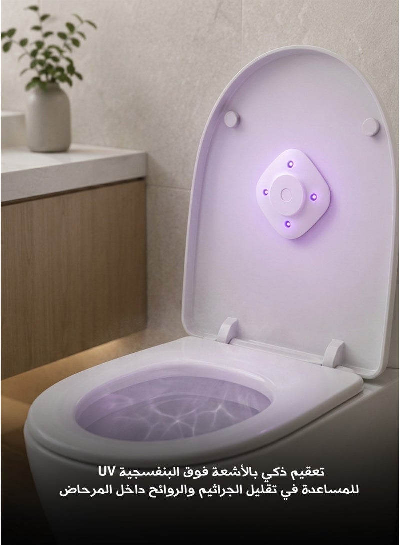 Smart UV Toilet Sterilizer – Automatic Induction Deodorizing & Disinfection Light - Image 1