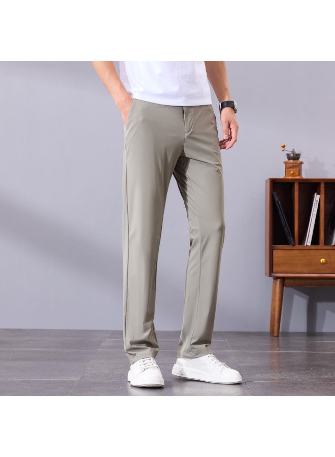 Tucano non-deformable Men's Casual Pants - Stretch, Versatile, Summer Comfort Straight-leg Trousers For Men - Image 3