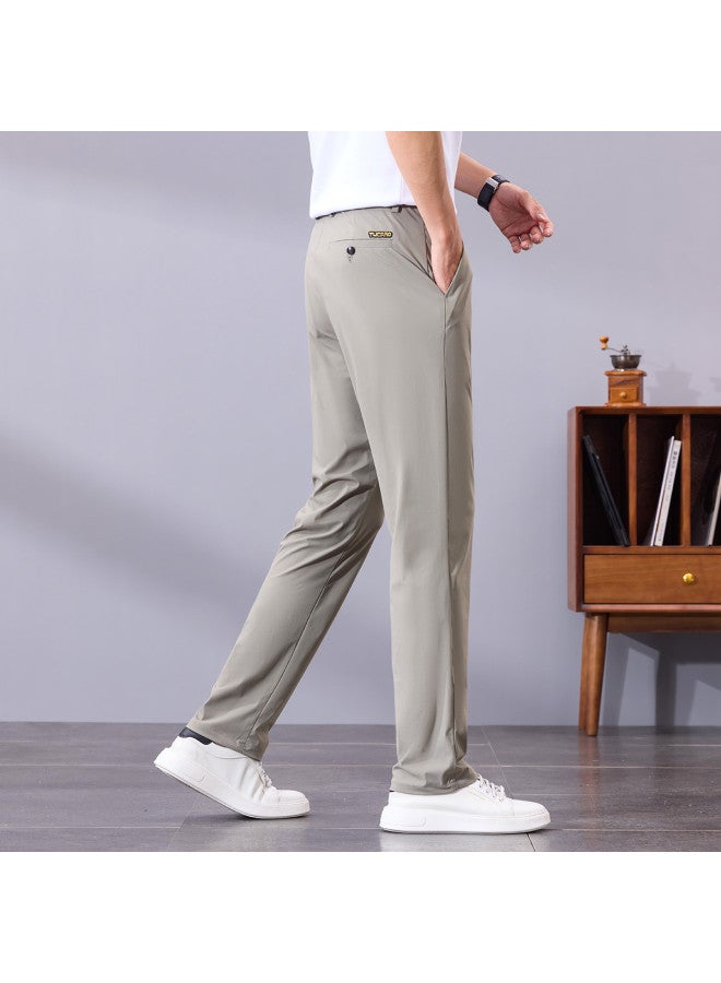 Tucano non-deformable Men's Casual Pants - Stretch, Versatile, Summer Comfort Straight-leg Trousers For Men - Image 4