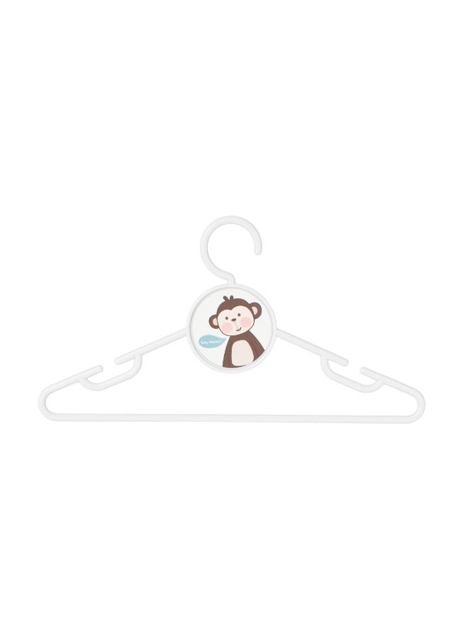 inochi Hara Baby Cloth Hanger - White, 5 Pieces - Image 3