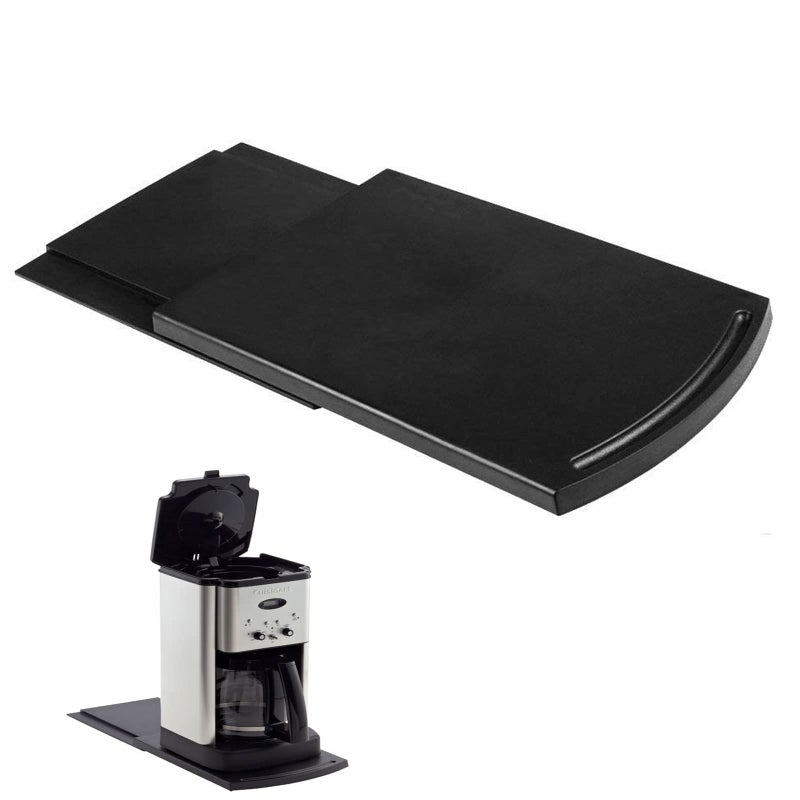 HauSun Handy Sliding tray Sliding Tray Mat for Coffee MakerKitchen Appliance Moving CaddyCountertop Stoage for Air Fryer Blender Stand MixerFood Processors1 set