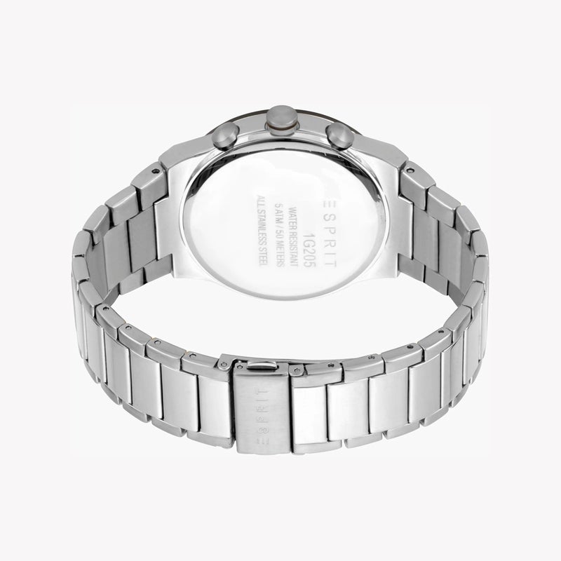 ESPRIT Men's Silver Stainless Steel Watch,Black Dial |ES1G205M0065 - Image 3