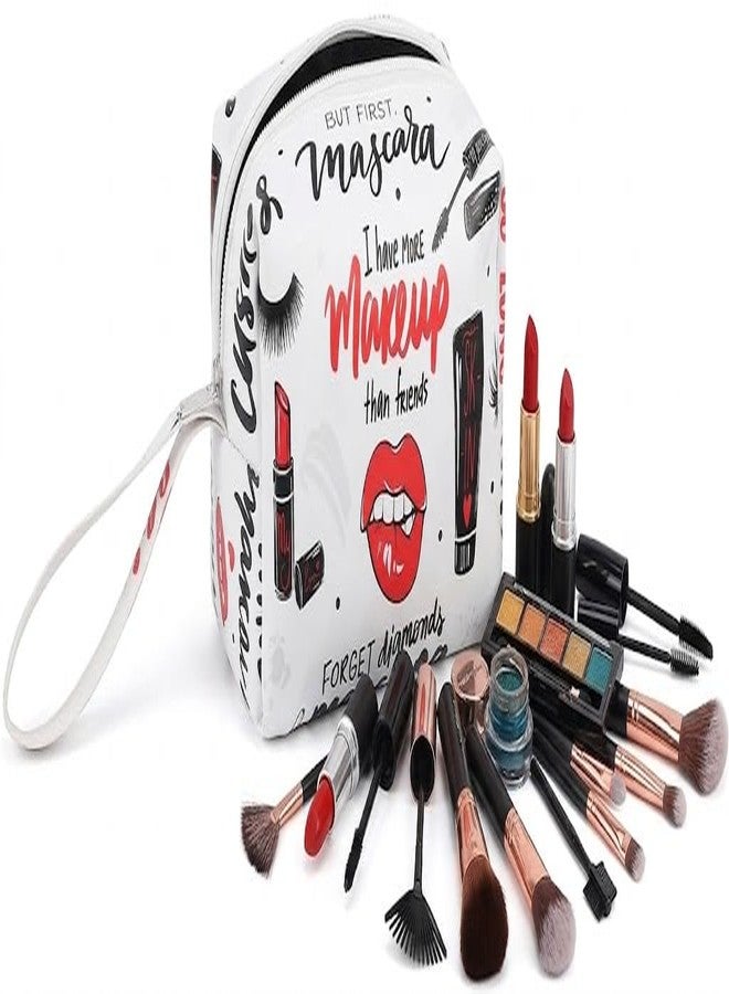 Jiada Pouch for Travel Makeup Pouch for Girls, Makeup Organizer Bag, Small Travel Toiletry Bag for Travel Accessories