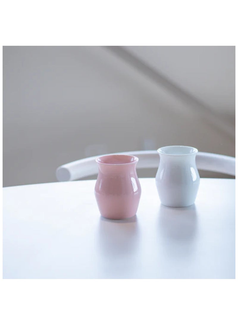 Origami Coffee Cups for French Press, Cold Brew, Latte, Capaccino I Sensory Flavor Cup I Made of Porcelain I 360 ml Capacity I Pink Color - Image 4