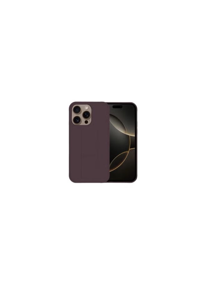 CATANES - (for Apple iPhone 16 Pro Max) Case Premium PU Leather Back Cover with Stand Function Shockproof and Anti Scratch Finger Grip Case Cover / Merlot - Image 1