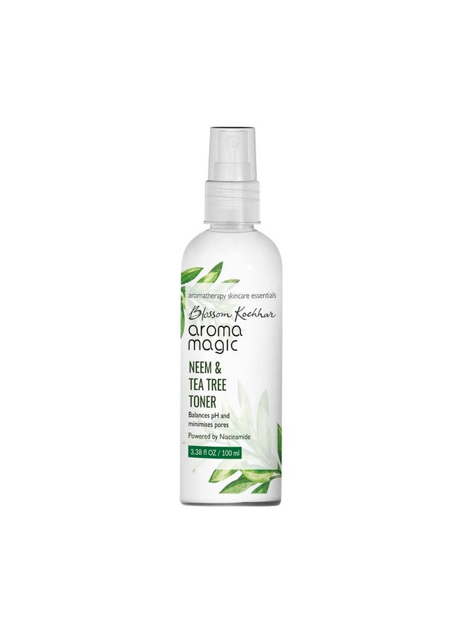 Aroma Magic - Neem & Tea Tree Foaming Face Wash 100 Ml Anti Pimple Gel 20 Gm & Toner 100 Ml (Combo) Pwrd By Niacinamide - Image 1