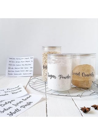 J034 - Labels for Spices & Storage Jars  Pantry Organizing Stickers  Kitchen Containers & Canisters Set Decorating Self-Adhesive Label - pzsku/Z6B428EC1B18E3B25DCCDZ/45/_/1707919424/4e18de22-381d-4d2e-ad20-ce9c2855b570