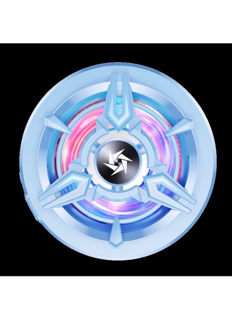 Dual-Core Semiconductor Icing Refrigerator Magnetic Mobile Phone Radiator Back Clip Game Live Broadcast Computer Radiator Sl13-product Color:Blue