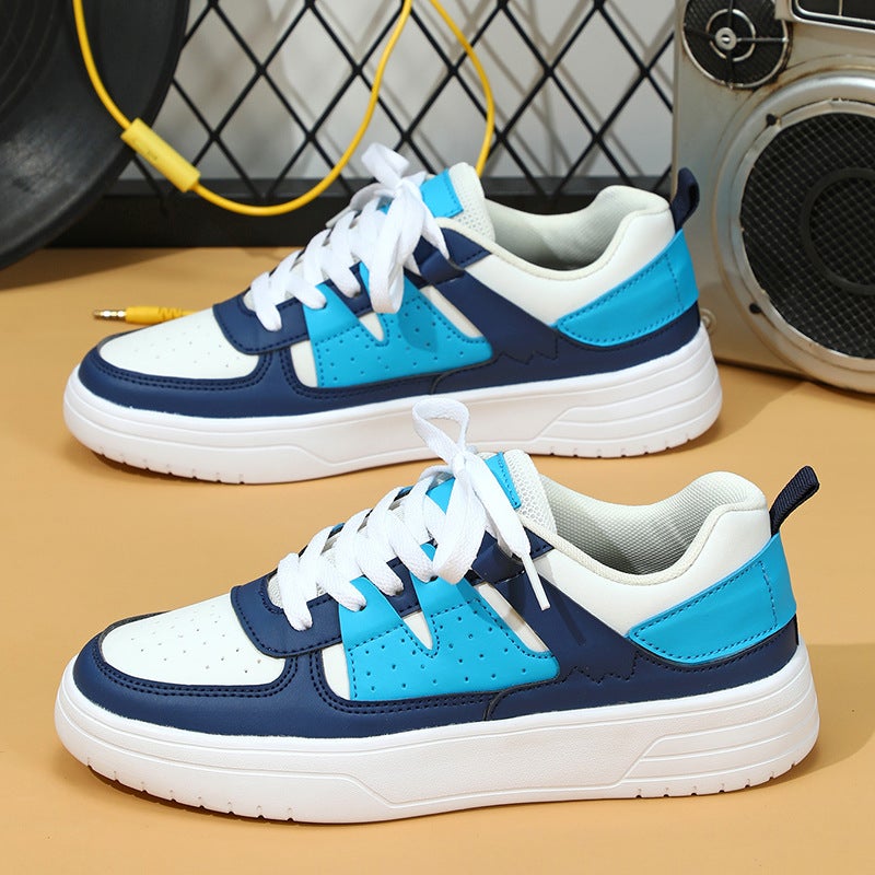 Korean Style Trendy Lover's Platform Shoes Soft Sole Comfortable Sports Shoes Lace-up Fashion Outdoor Casual Women's Shoes - Image 1