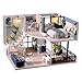 RHZN Miniature House Kit Dollhouse Kit Miniature Kit DIY Mini House Building Kit for Adult - Image 2