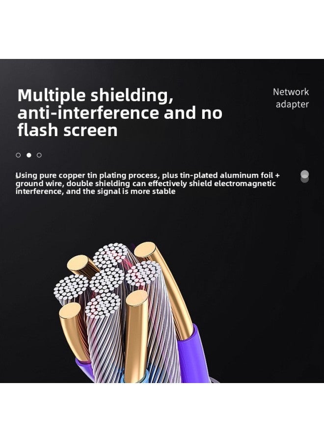 Hot USB3.0 Gigabit Network Card Transmission Converter Type-c To RJ45 Network Card USB3 Gigabit Network-Color:Aluminum-type-c Gigabit Network Card - Image 5