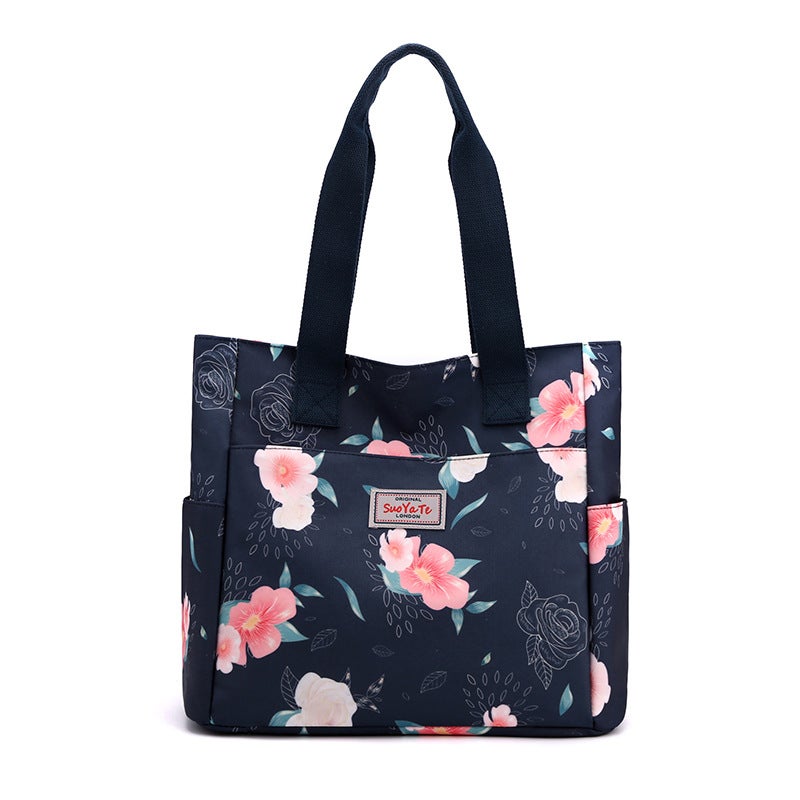New Women'S Bag Large Capacity Canvas Casual Bag Korean Fashion Tote Bag Work Commuter Shoulder Bag - Image 1